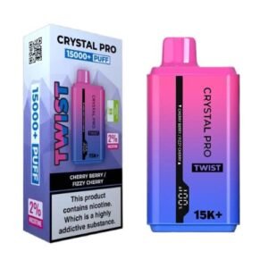 Crystal Pro Twist Disposable Vape Device – 20MG 15000+ Puffs